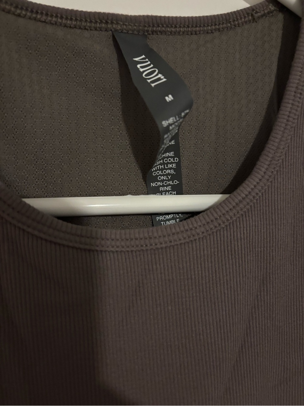 Vuori Ribbed Cropped Tank Top in Java - Picture 6 of 6